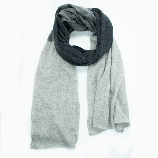 Portolano Women's Cashmere Wide Stripe Wrap