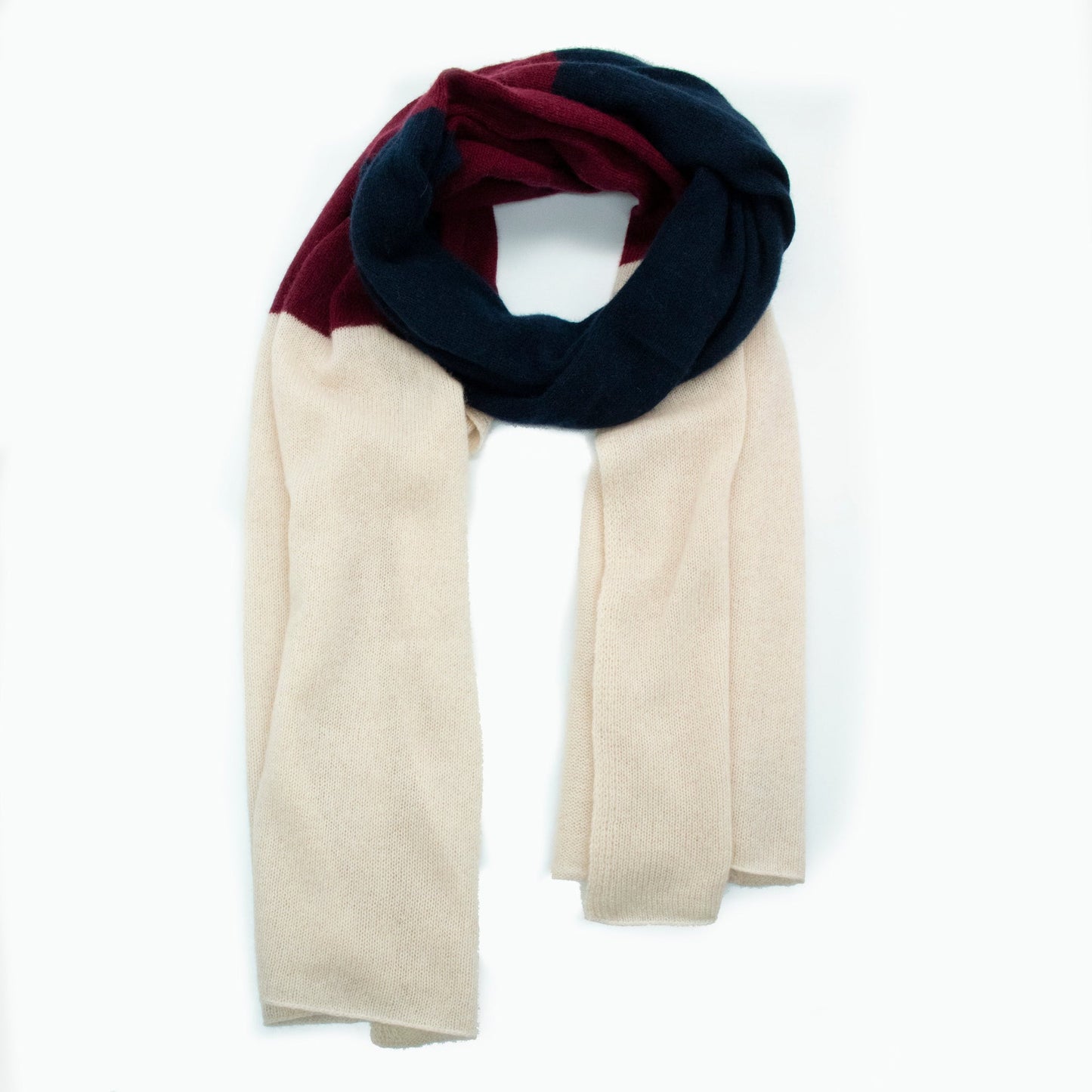 Portolano Women's Cashmere Wide Stripe Wrap