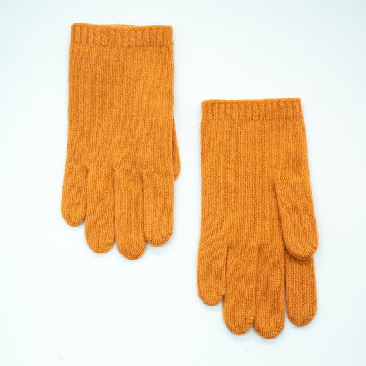 Portolano Kids Cashmere Gloves with Ribbed Cuffs