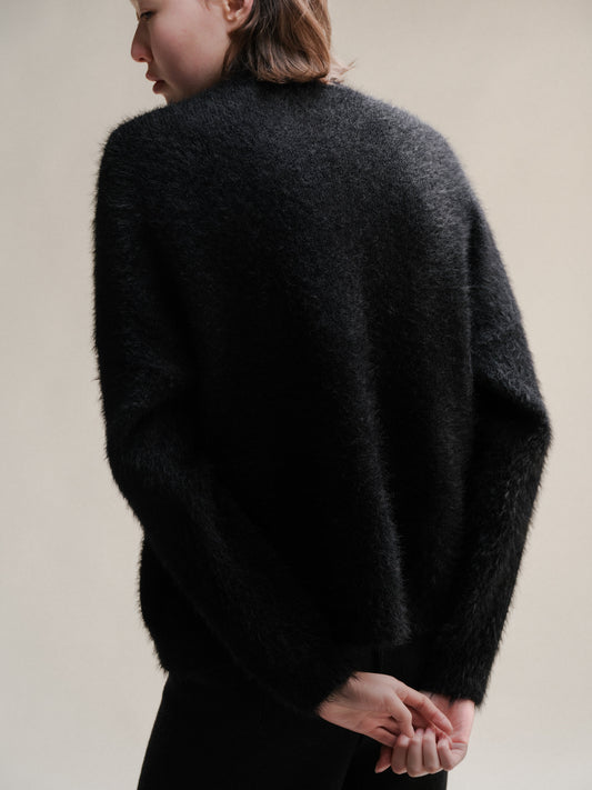 Crewneck in Alpaca Mix-1