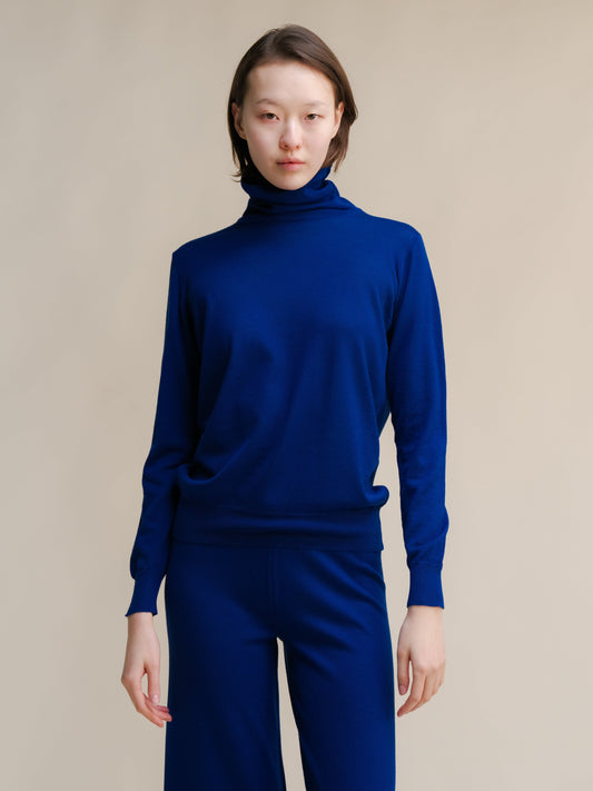 Merino Wool Turtleneck Sweater