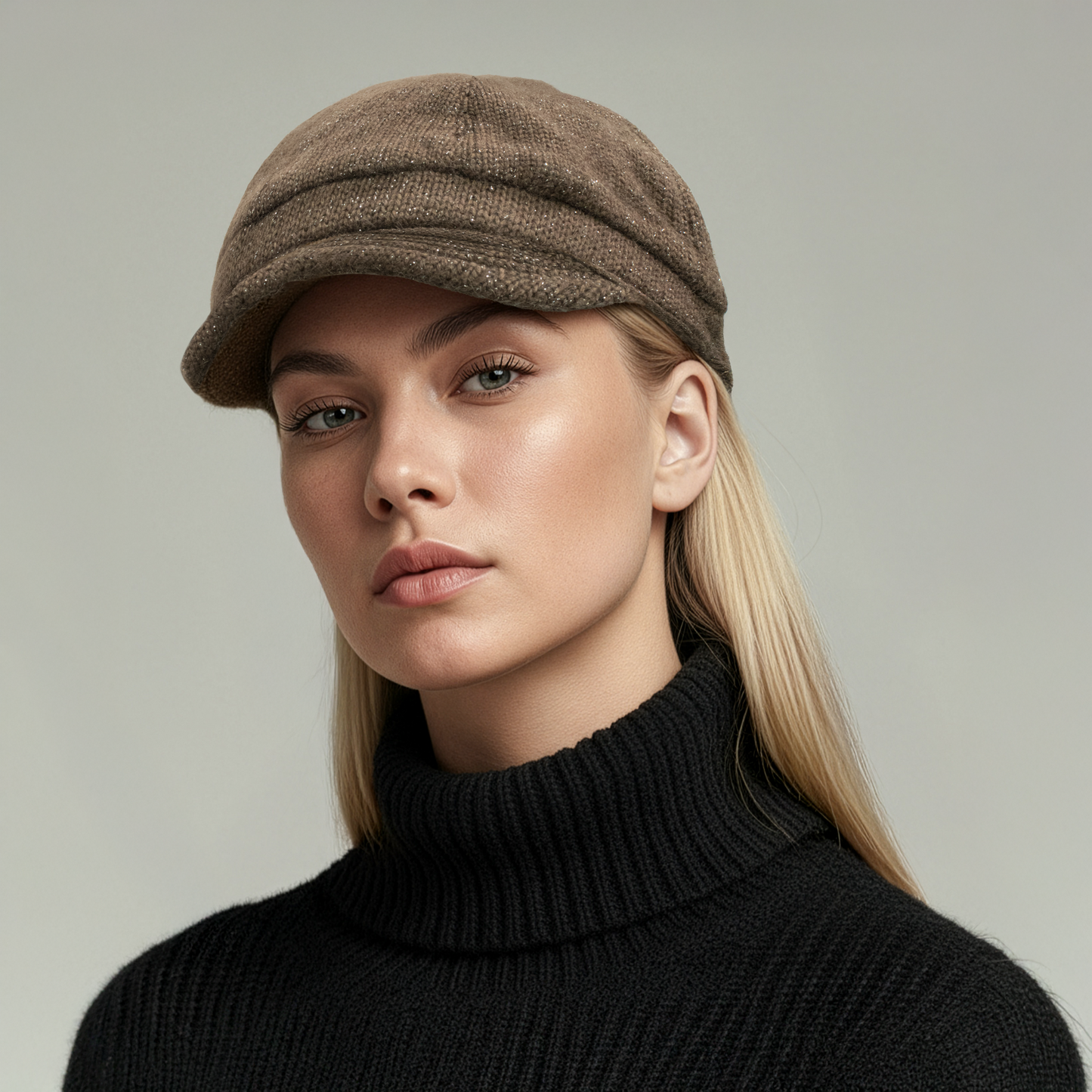 Portolano Women's Peak Hat with Lurex Shimmer