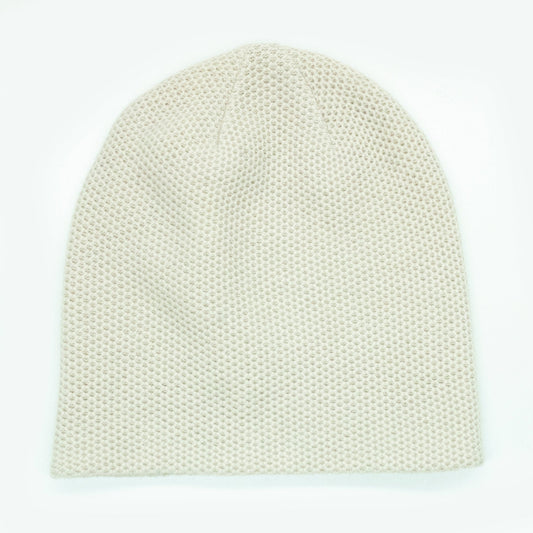 Portolano Women's Cashmere Reversible Honeycomb Hat