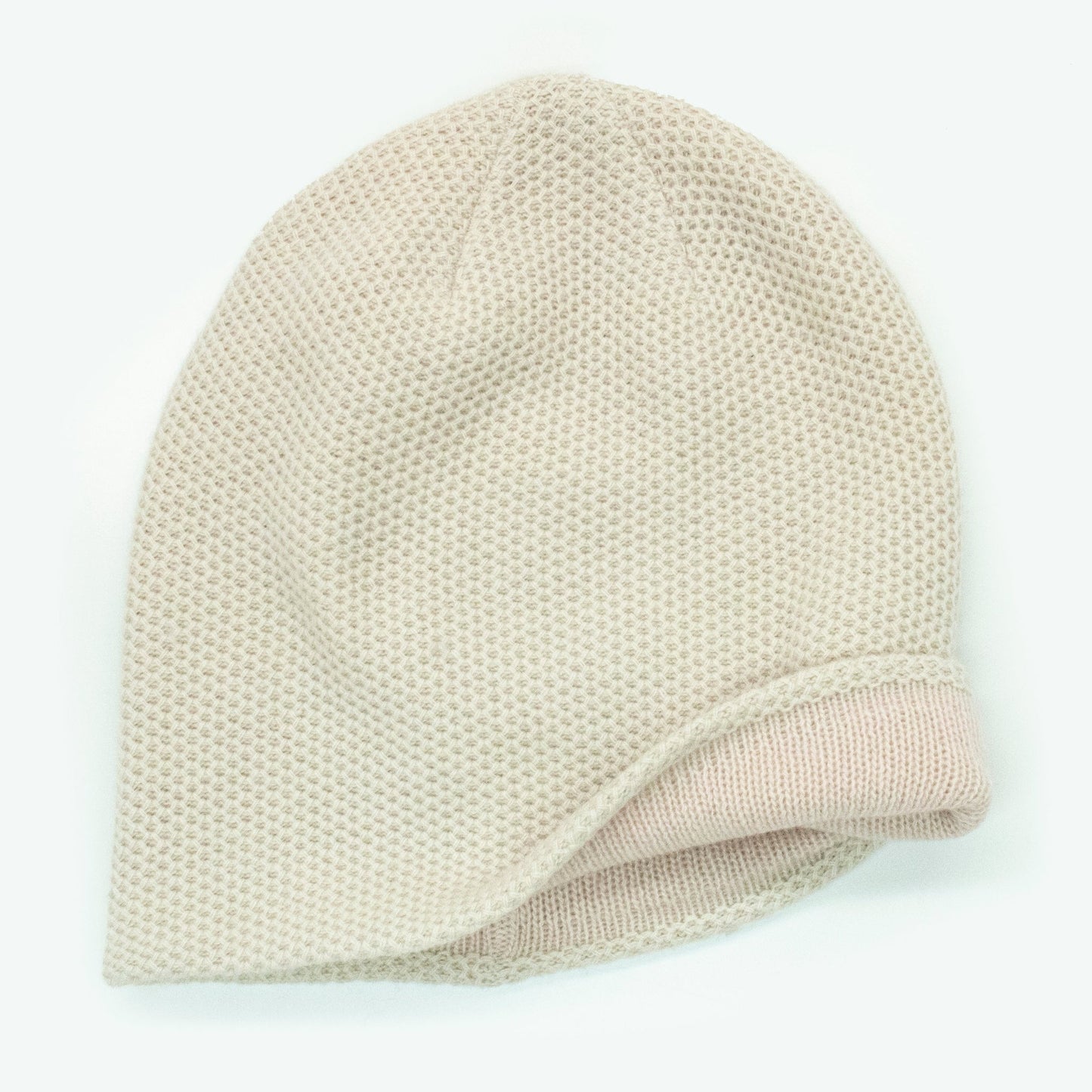 Portolano Women's Cashmere Reversible Honeycomb Hat