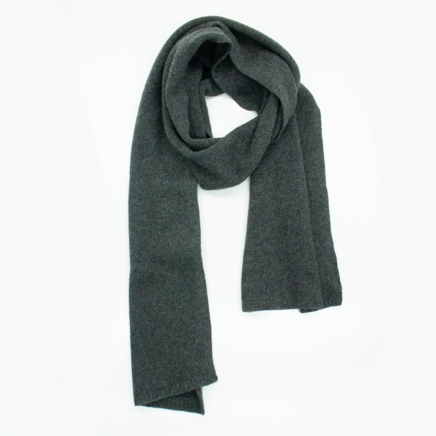 Portolano Men's Cashmere Scarf - Classic Flat Jersey Weave