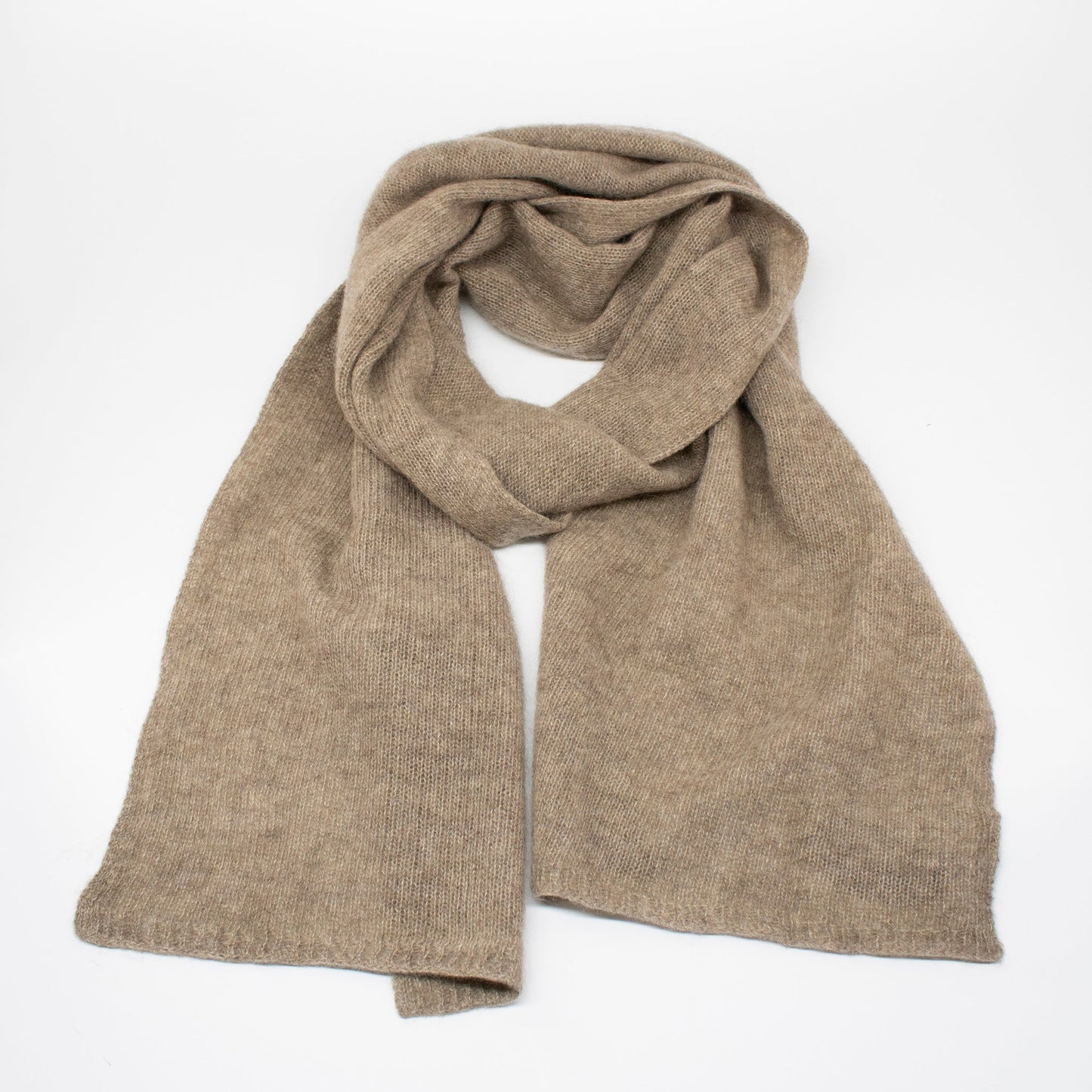 Portolano Men's Cashmere Scarf - Classic Flat Jersey Weave