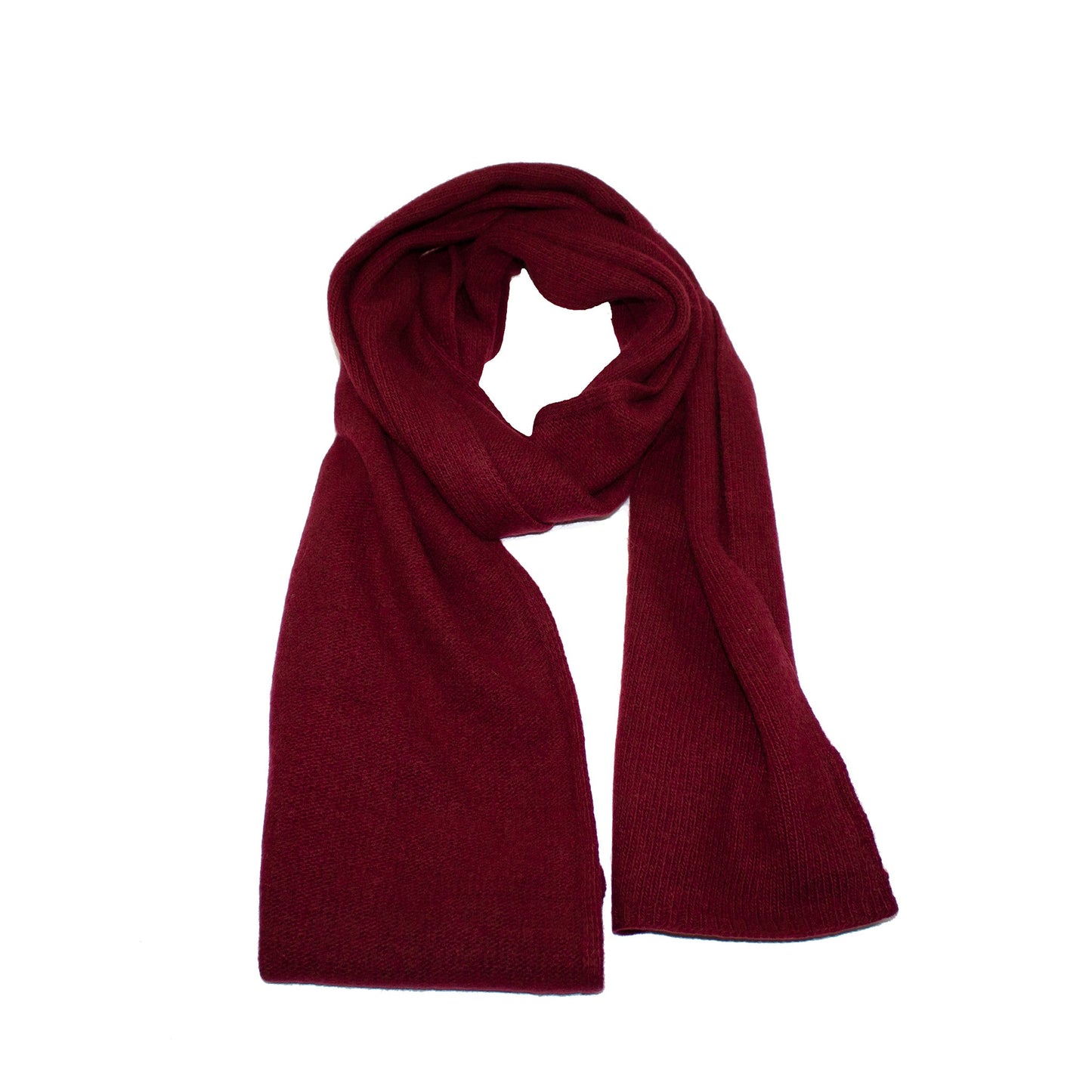 Portolano Men's Cashmere Scarf - Classic Flat Jersey Weave