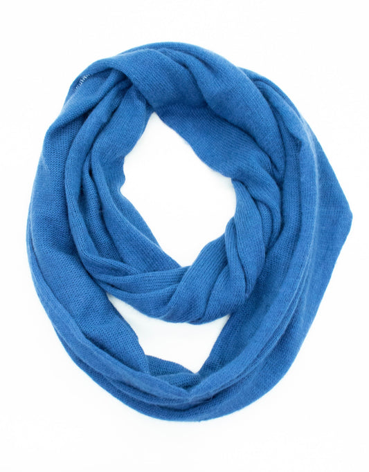Portolano Women's Cashmere Blend Loop Scarf with Rolled Edges