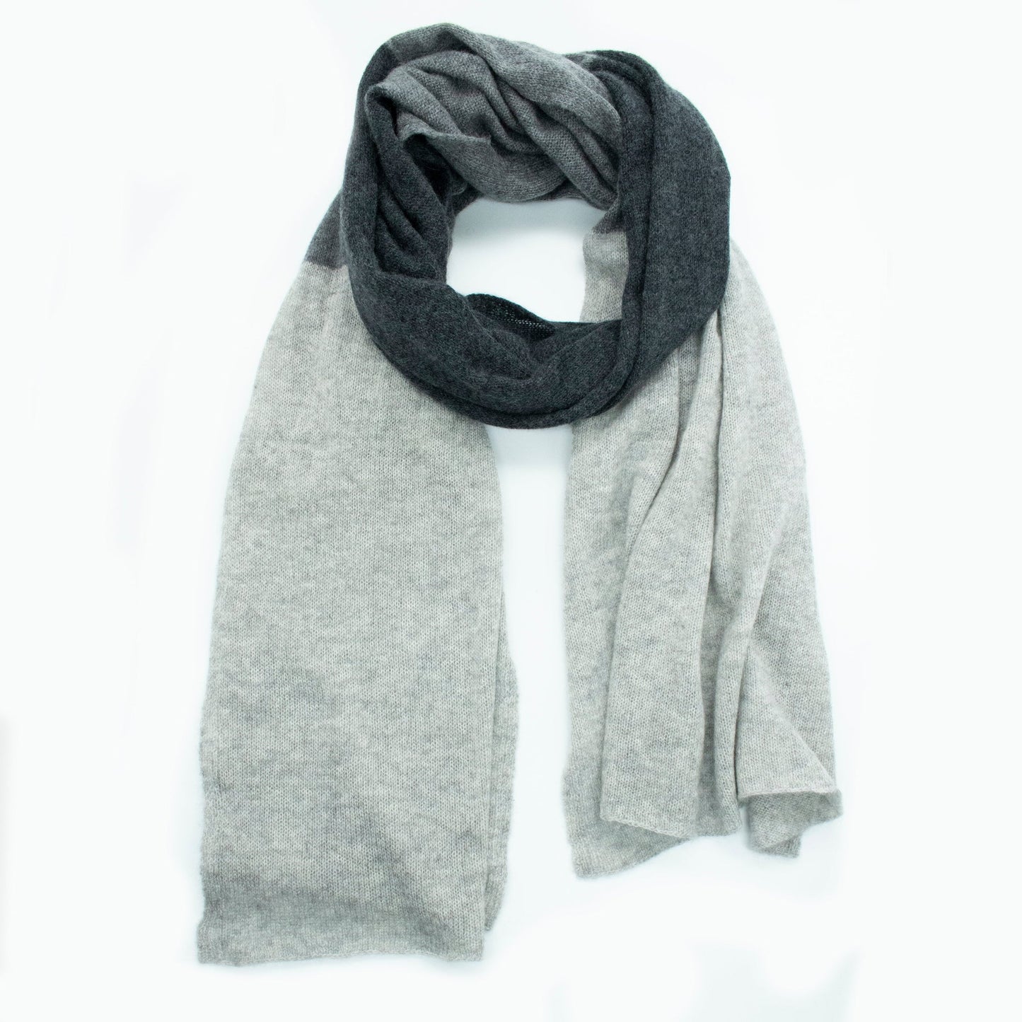 Portolano Women's Cashmere Wide Stripe Wrap