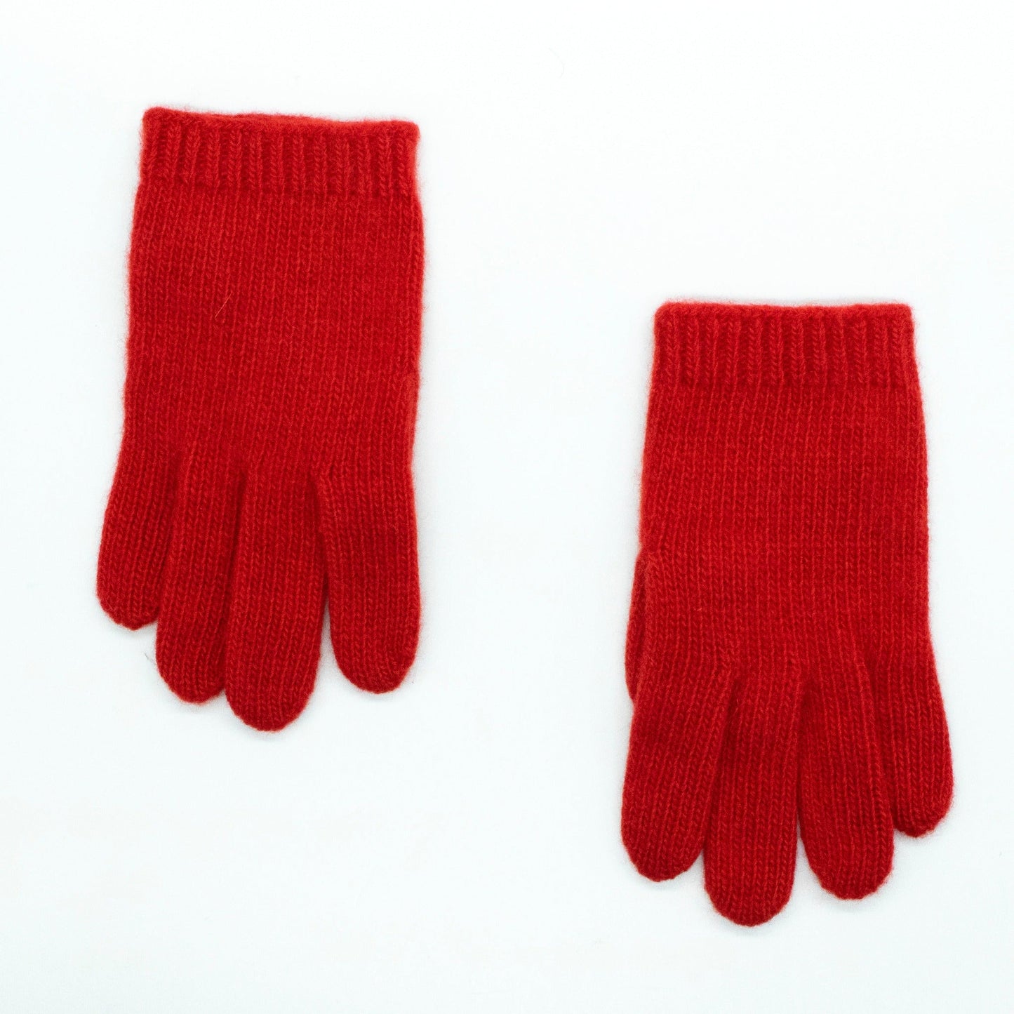 Portolano Kids Cashmere Gloves with Ribbed Cuffs