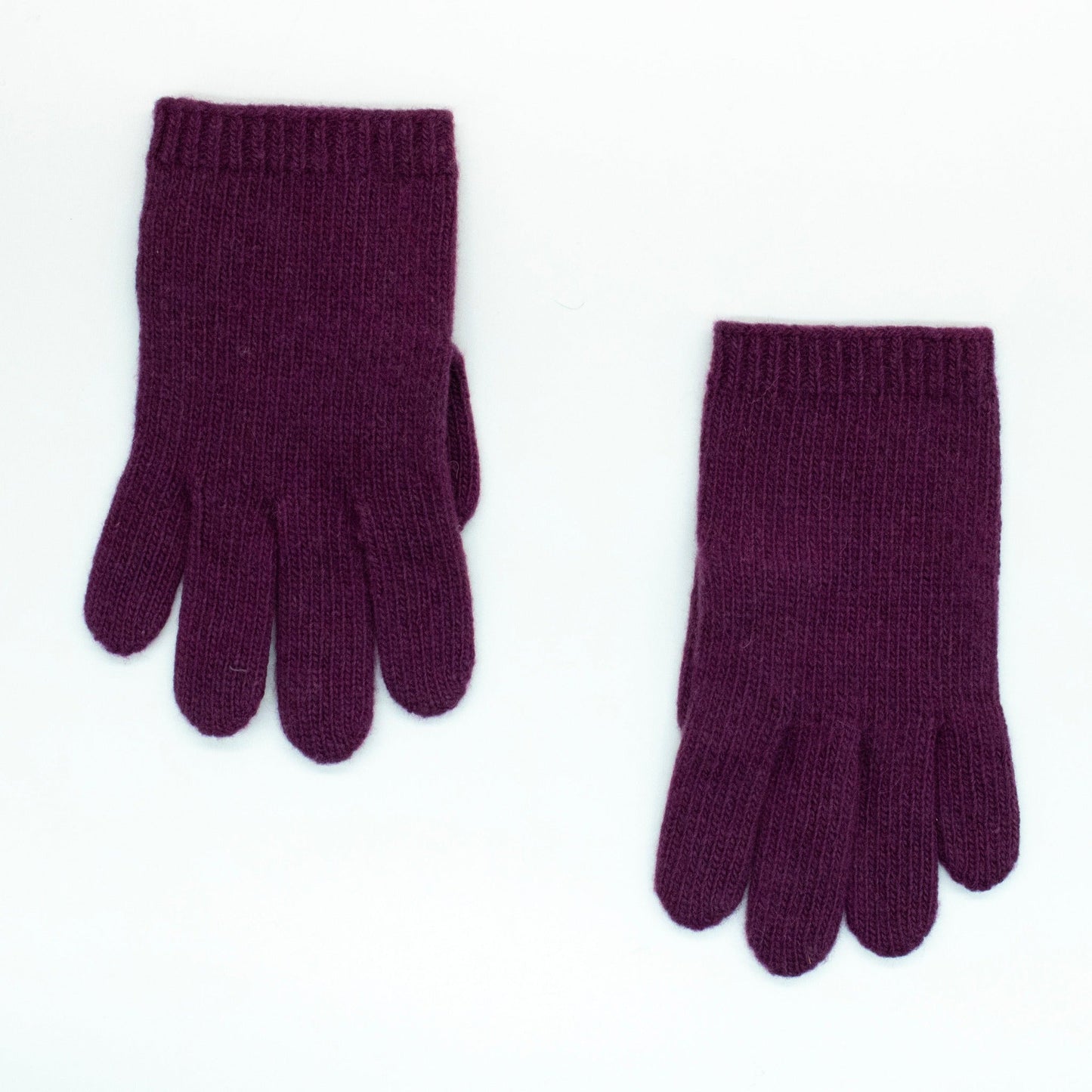 Portolano Kids Cashmere Gloves with Ribbed Cuffs