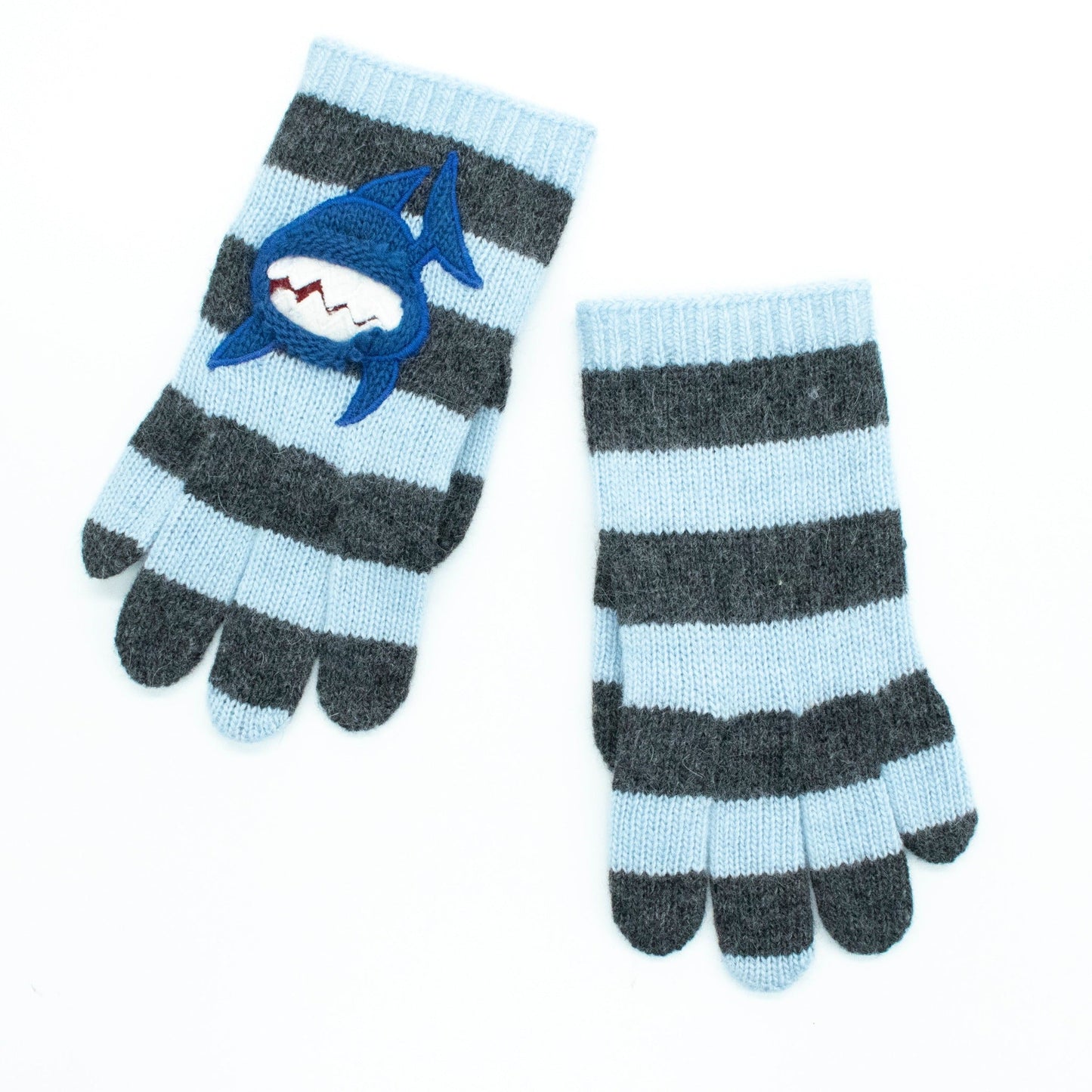 Portolano Kids Cashmere Blend Gloves with Ruffle Detail