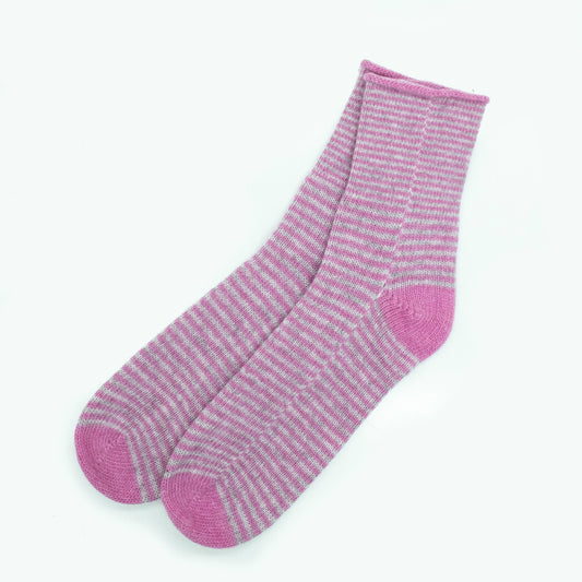 Portolano Women's Cashmere Striped Socks