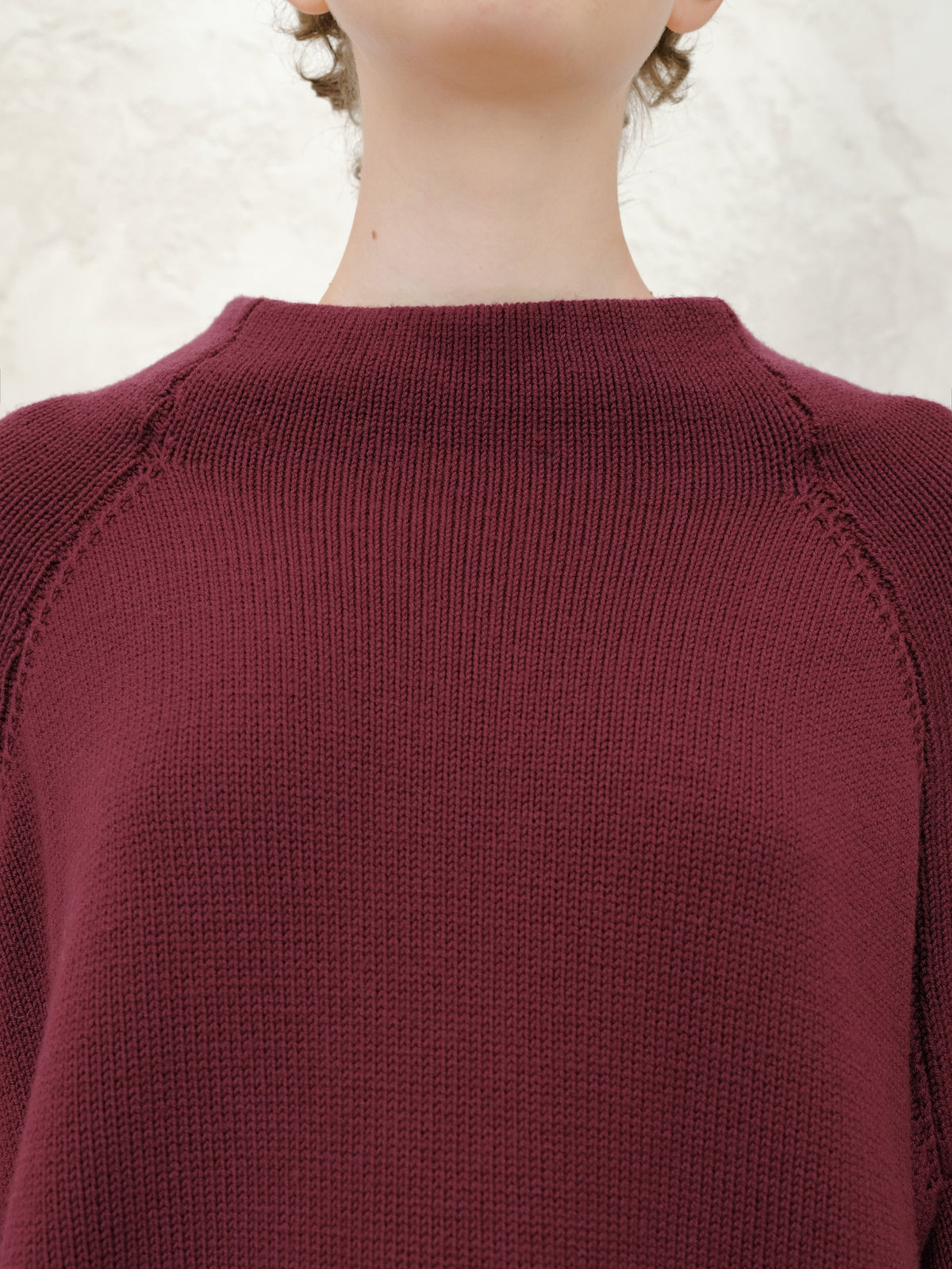 Extra Fine Merino Wool Maxi Volcano Sweater