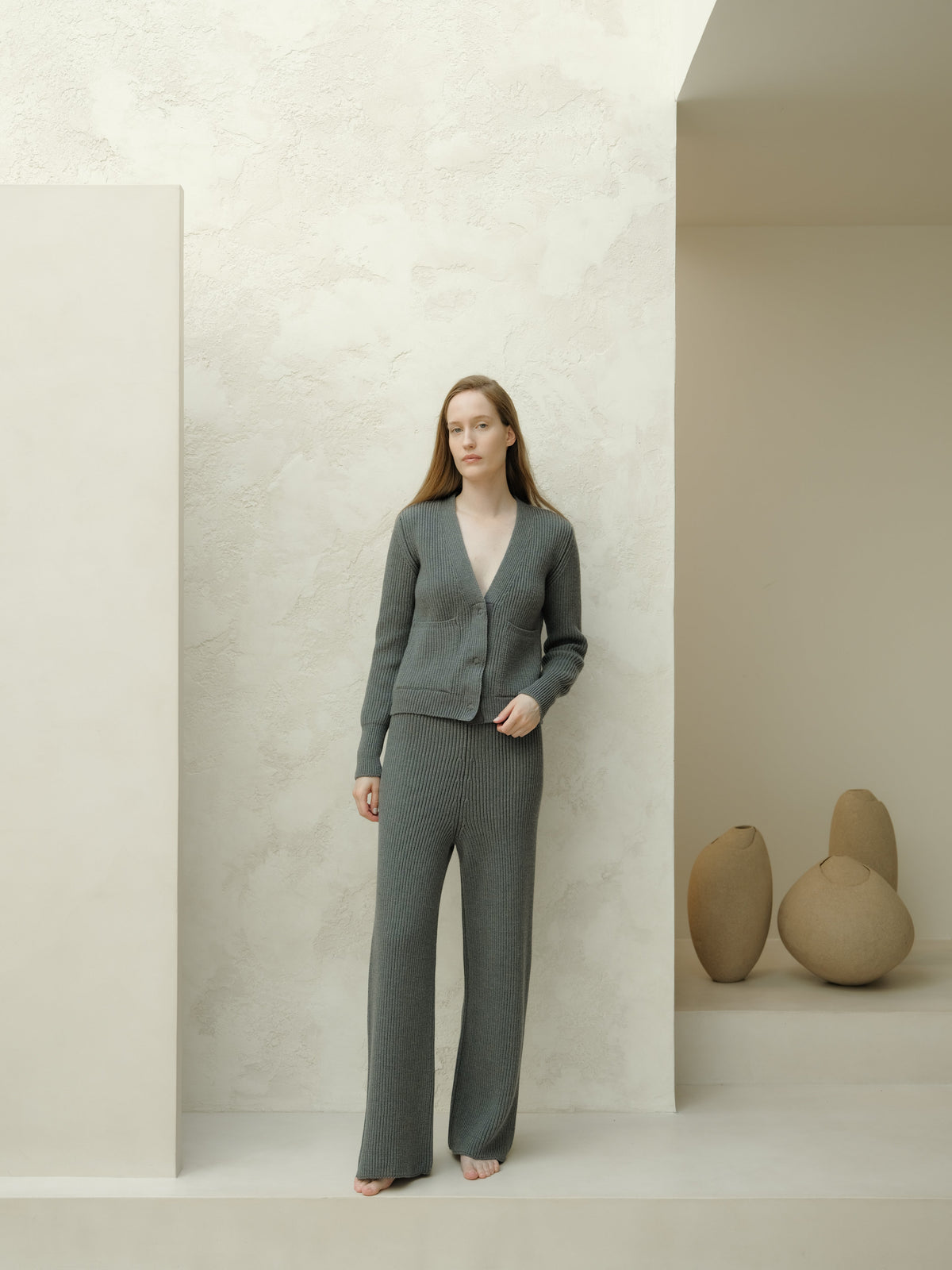 Cardigan aus extrafeiner Merinowolle