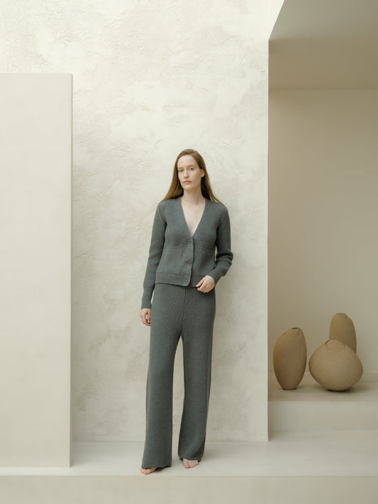 Extra Fine Merino Wool Cardigan