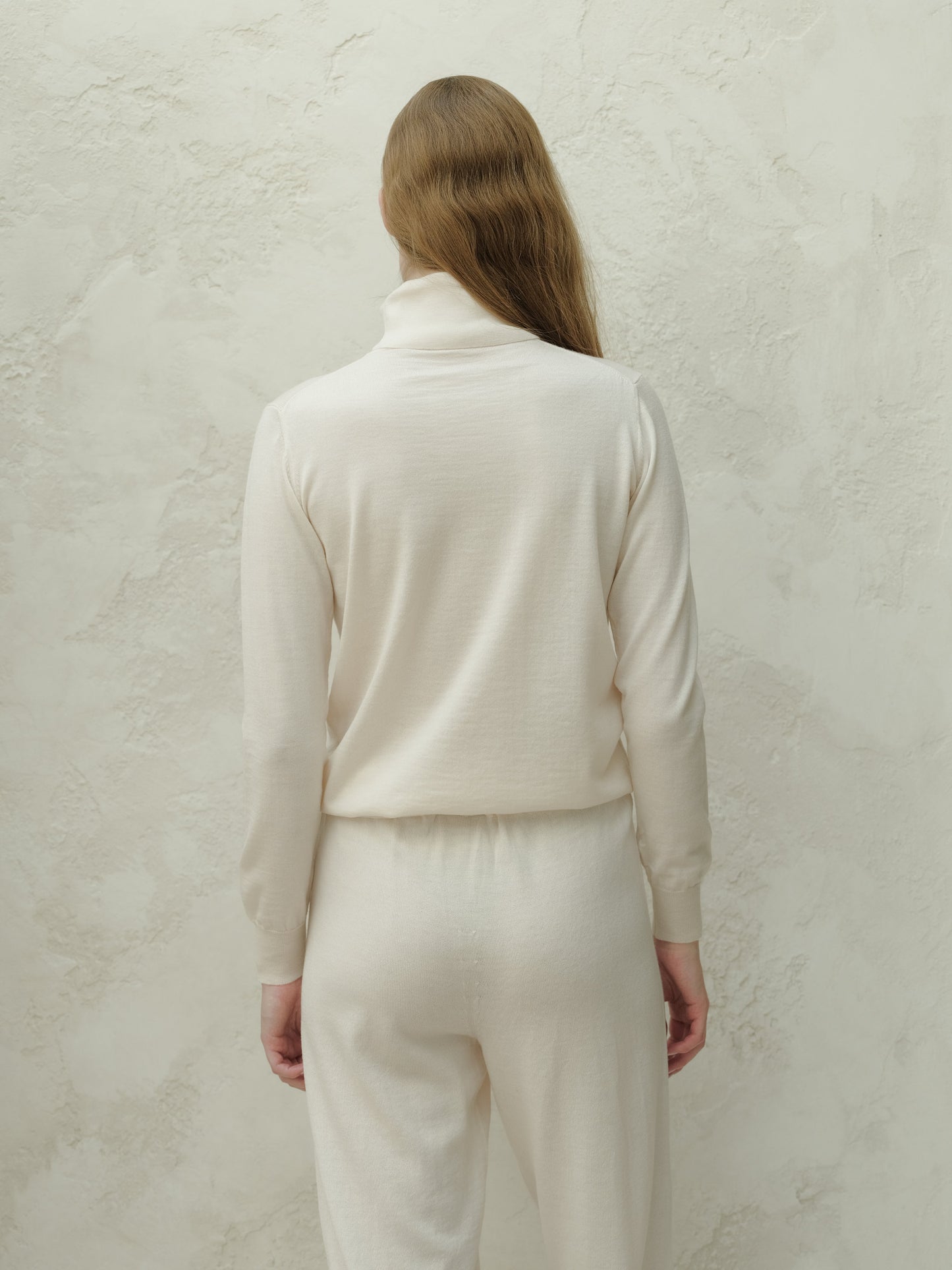 Extra Fine Merino Wool Turtleneck Sweater Italian Knitwear
