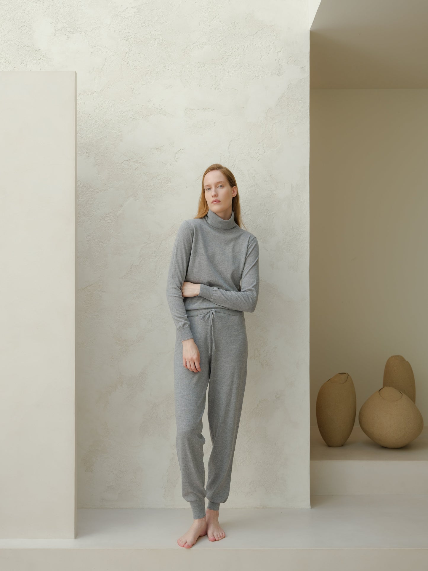 Extra Fine Merino Wool Turtleneck Sweater Italian Knitwear