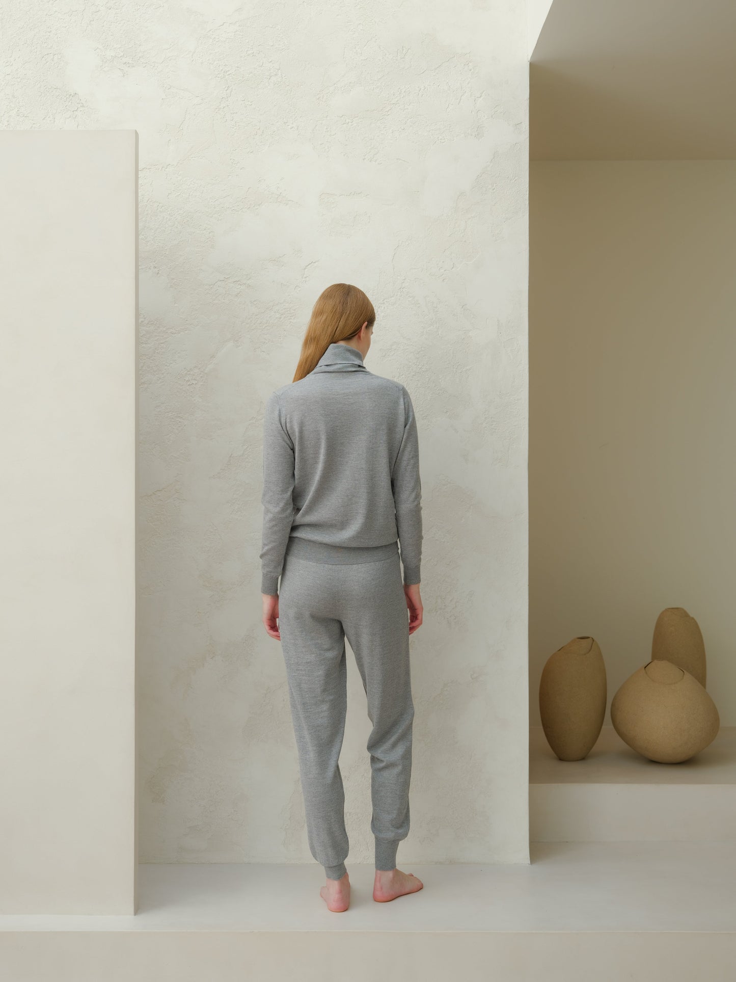 Extra Fine Merino Wool Turtleneck Sweater Italian Knitwear