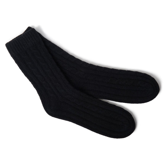 Portolano Women's Cashmere Cable Knit Booties