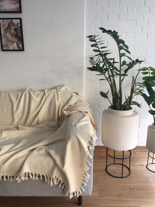 Göreme Handwoven Cotton Throw | Turkish Artisan Blanket