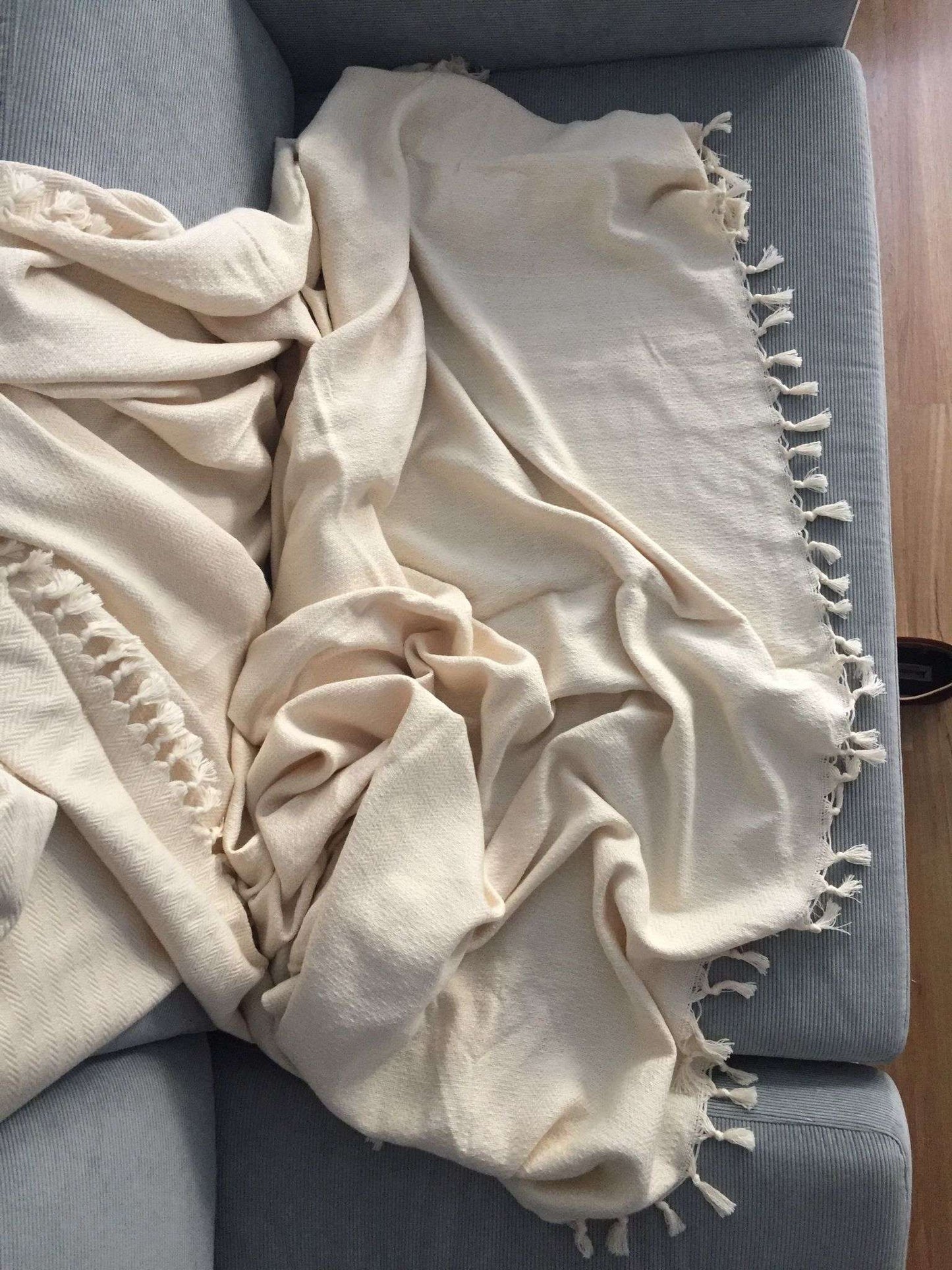 Göreme Artisanal Cotton Blanket Handwoven