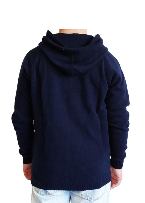 Men's Recycled Cashmere Hooded Sweater