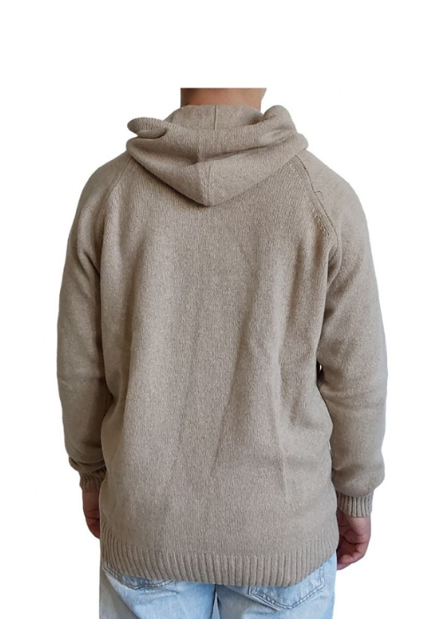 Men's Recycled Cashmere Hooded Sweater