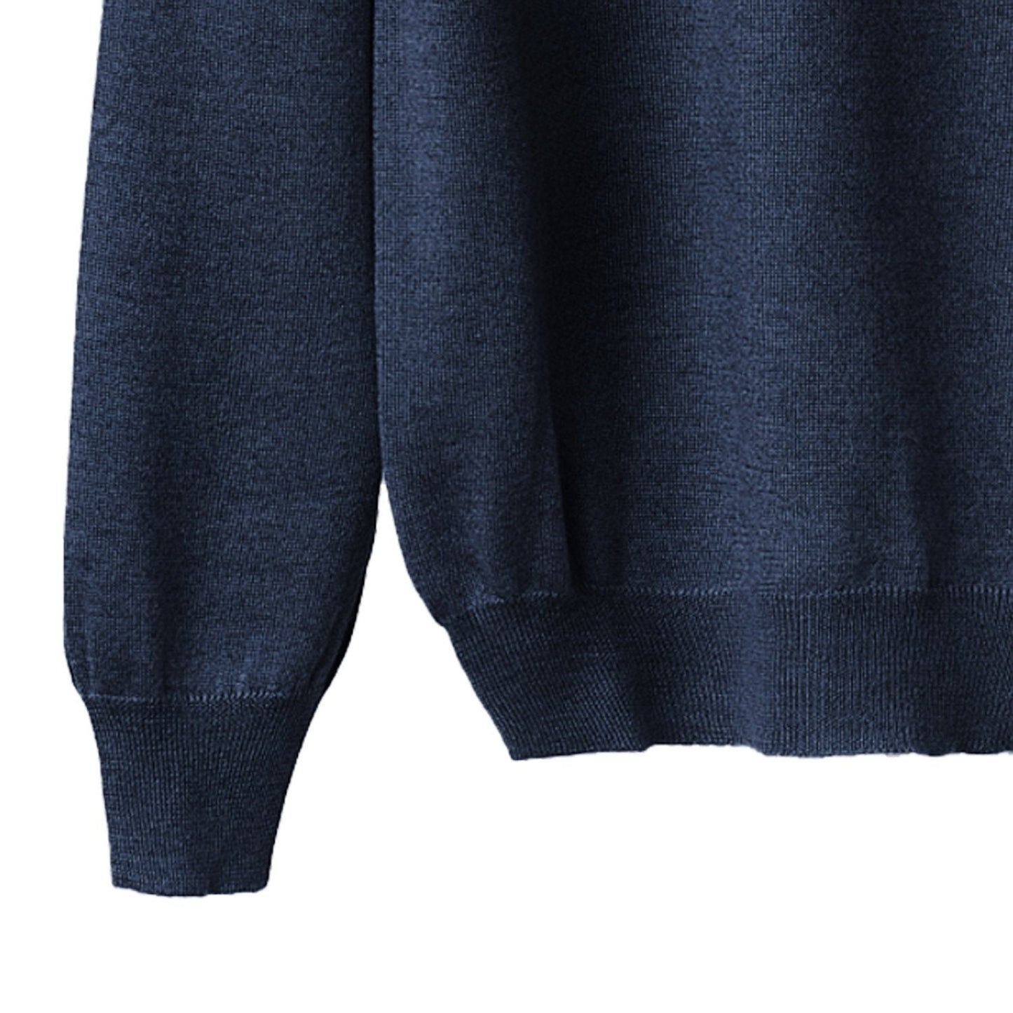 Maglia Uomo in misto Cashmere, Seta e Lana Merino Extrafine Girocollo-3