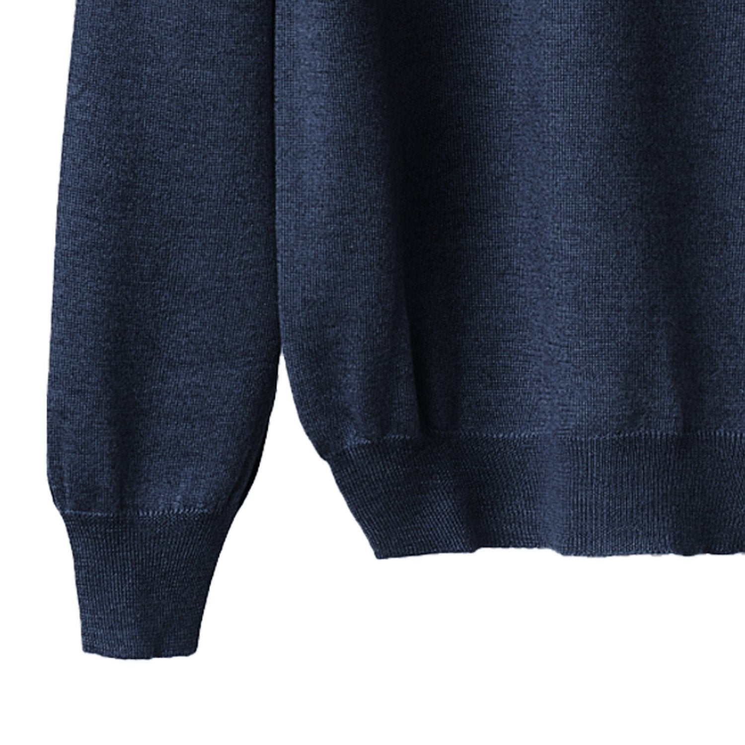 Maglia Uomo in misto Cashmere, Seta e Lana Merino Extrafine Girocollo-3