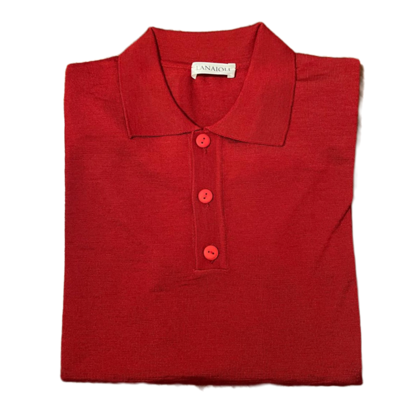 Men's Long-Sleeve Polo Shirt - Extrafine Merino Wool