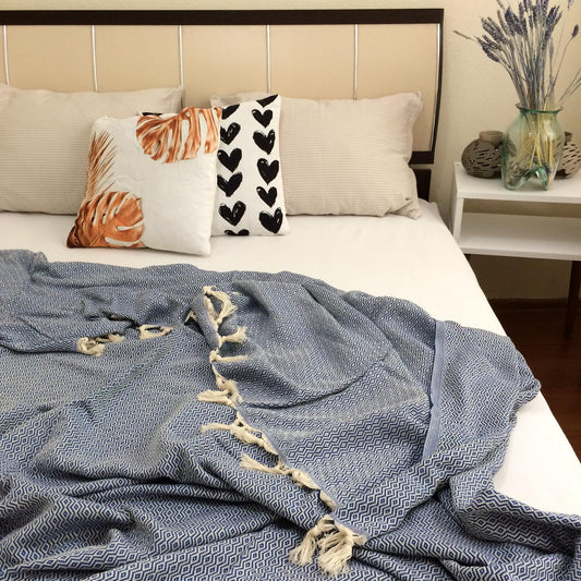 Marmaris Artisanal Cotton Blanket