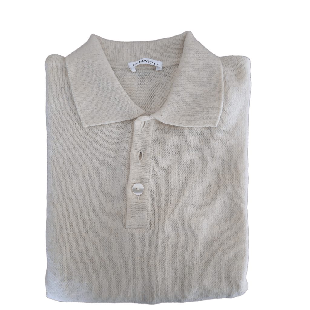 Men's Long-Sleeve Merino Wool Polo