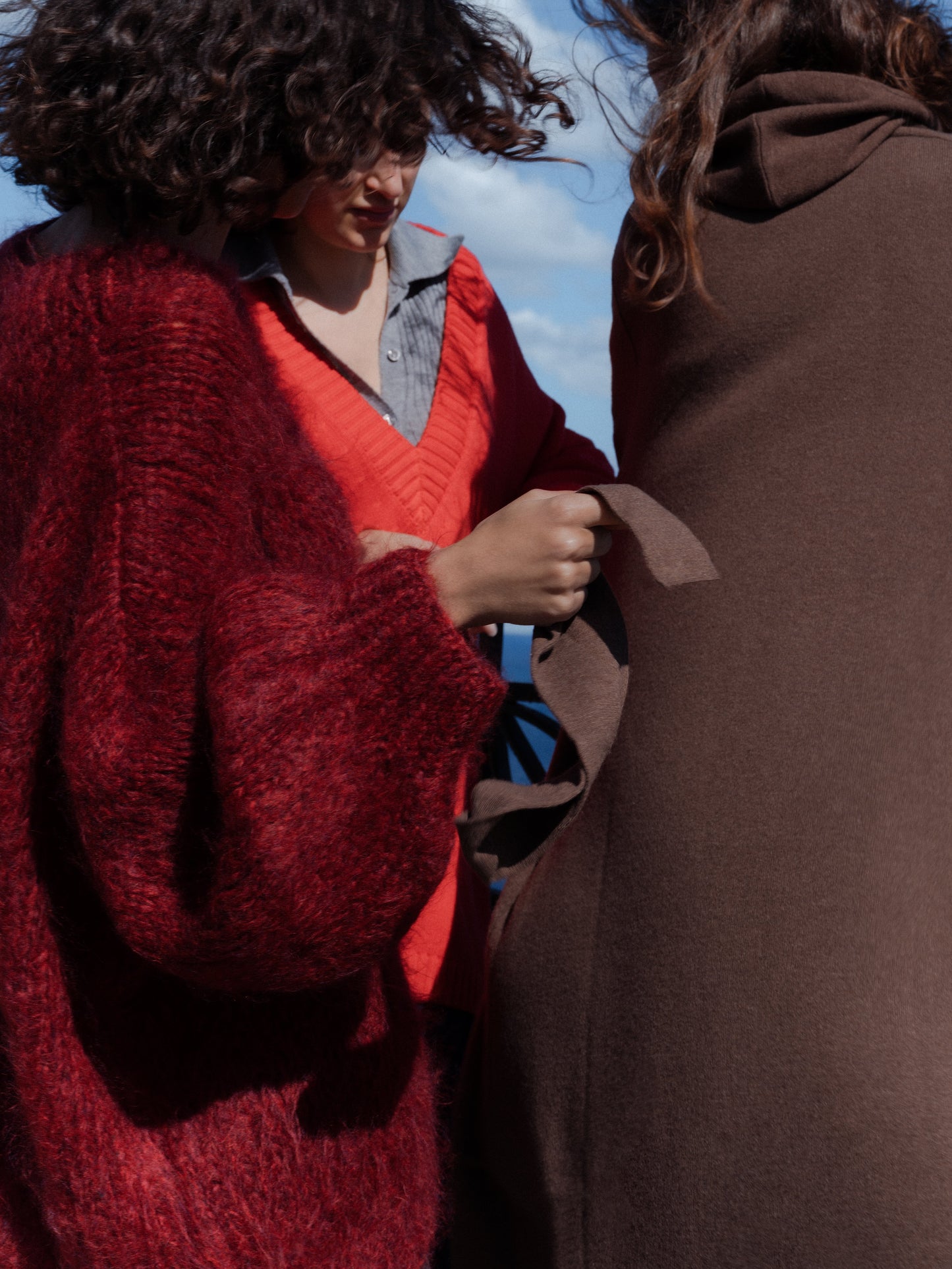 Baby-Mohair Maxi Sweater