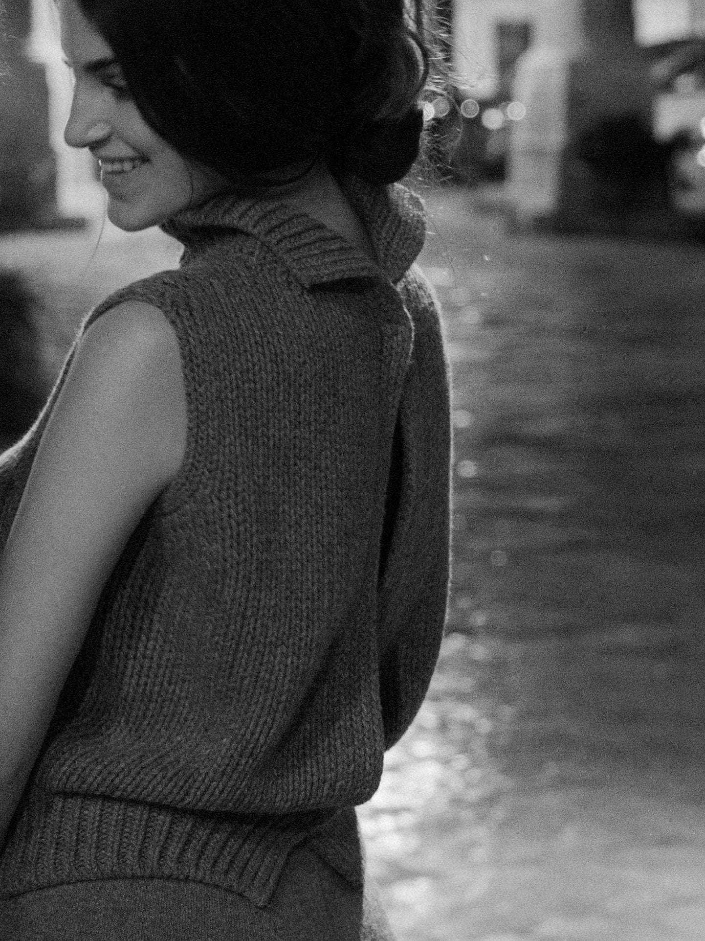 Cashmere Mix Sleeveless Top