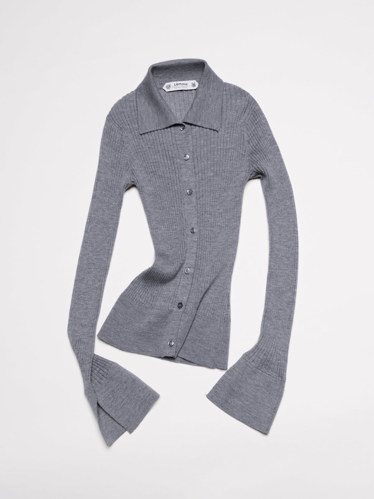 Extra Fine Merino Wool Ribbed Shirt