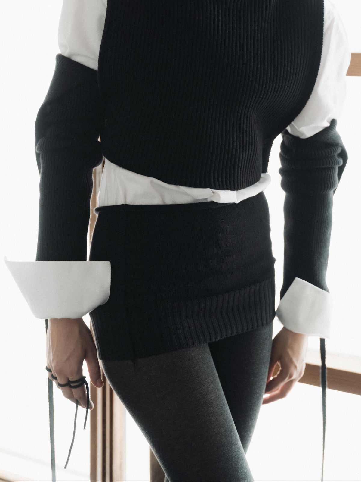 Extra Fine Merino Wool Arm Warmers Italian Knitwear