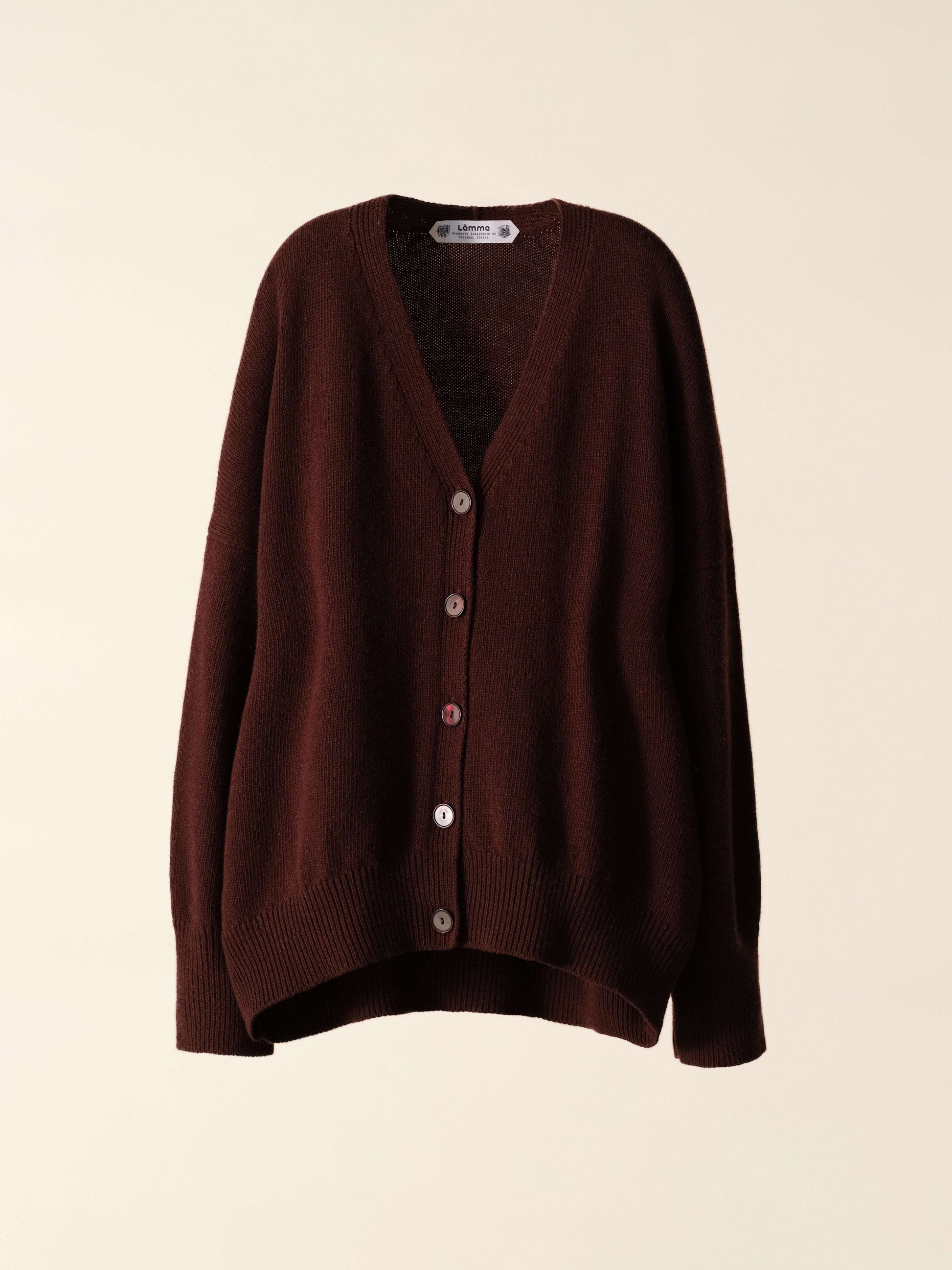 Cashmere Mix Relaxed Cardigan 