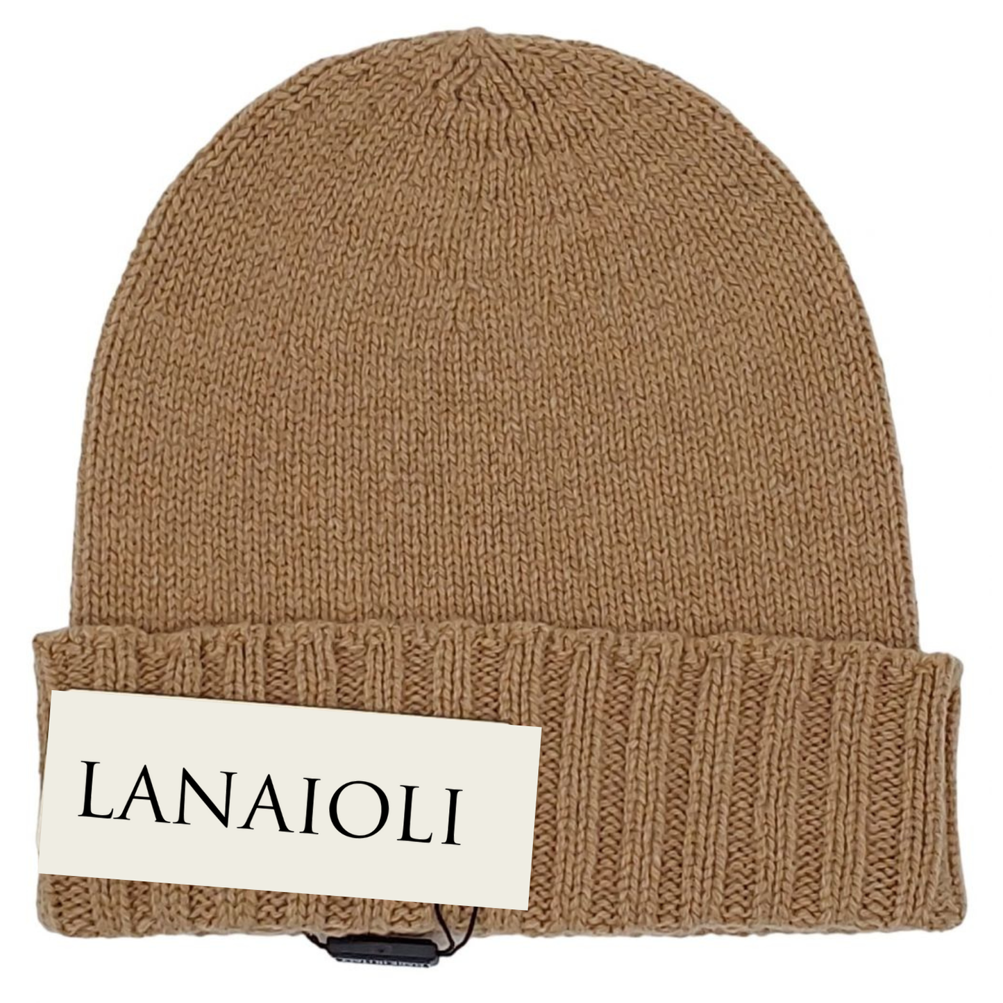 Women's Ribbed Edge Beanie - Regenerated Cashmere