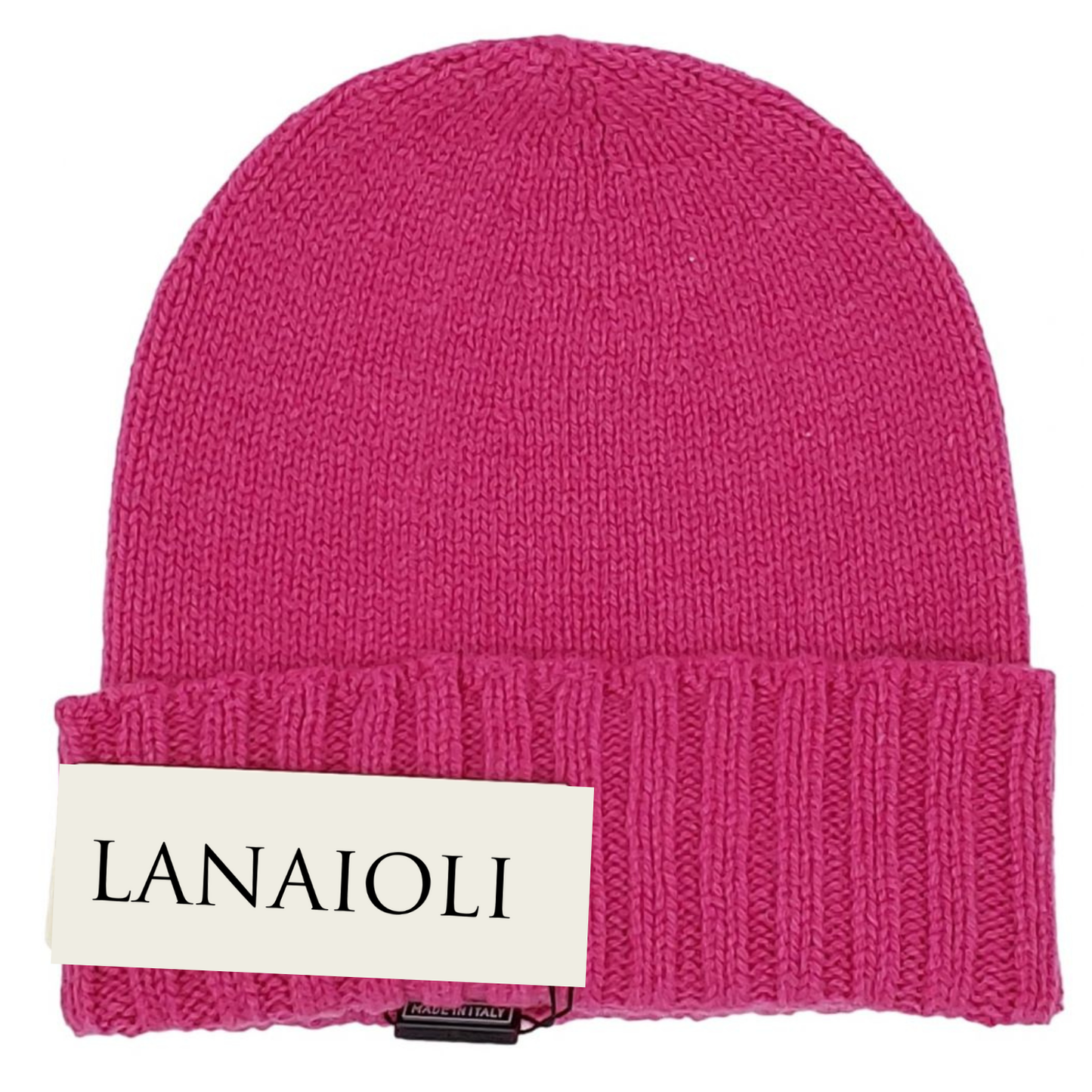 Women's Ribbed Edge Beanie - Regenerated Cashmere