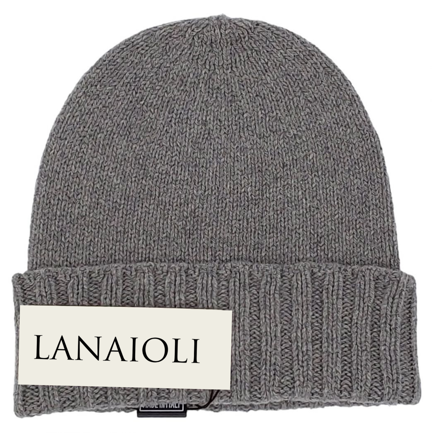 Women's Ribbed Edge Beanie - Regenerated Cashmere