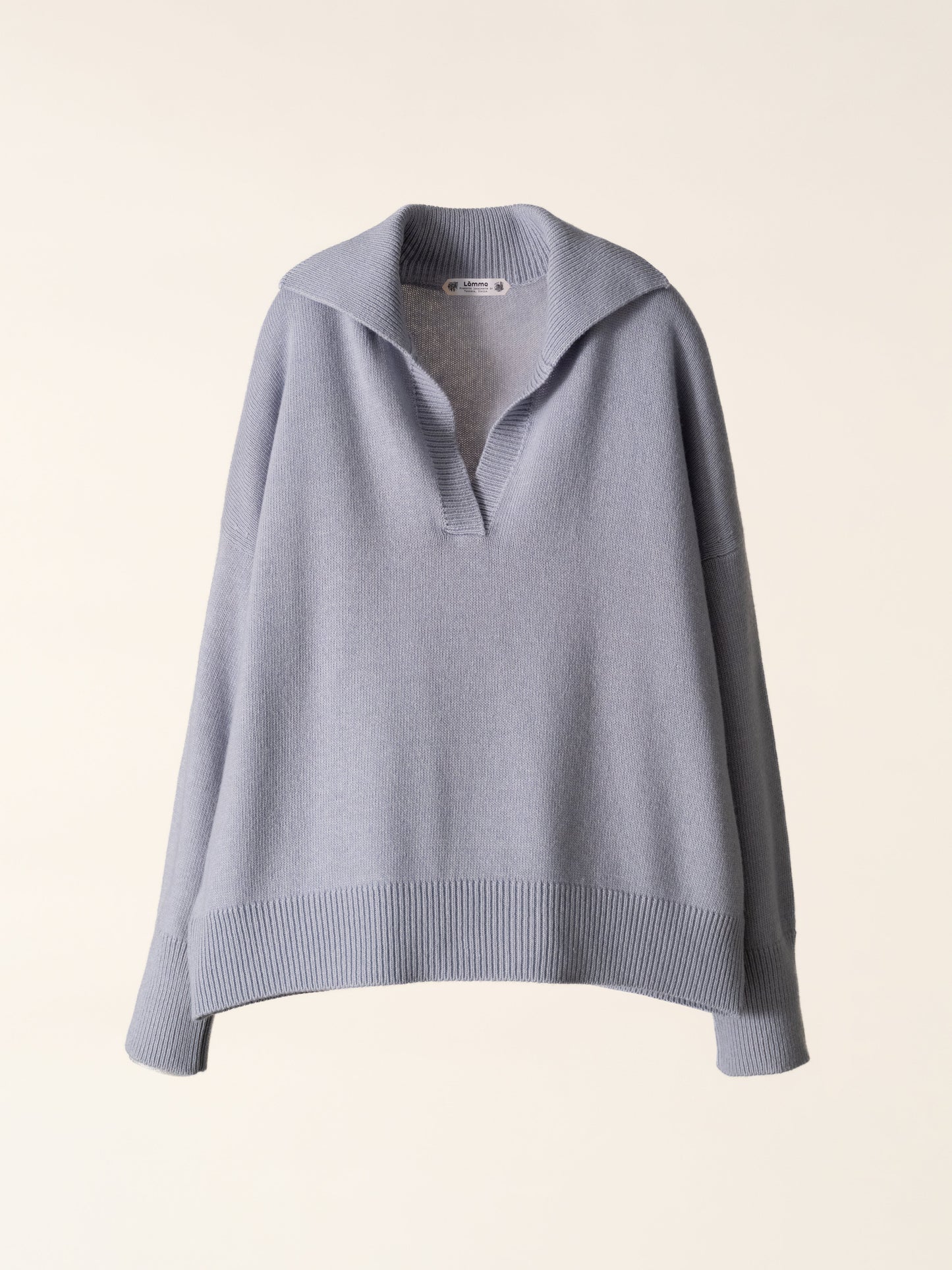 Cashmere Mix Relaxed Polo Italian Artisanal Knitwear