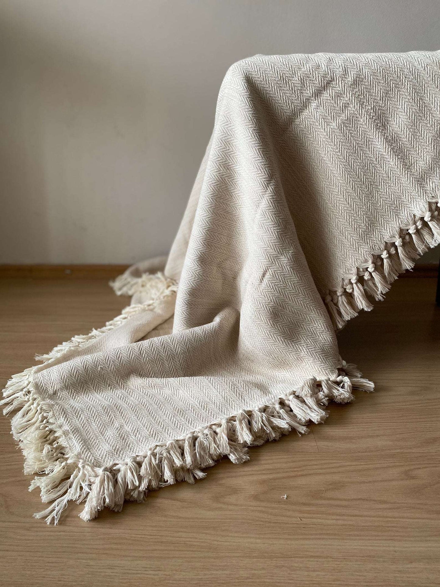 Adana Artisanal Cotton Blanket handwoven