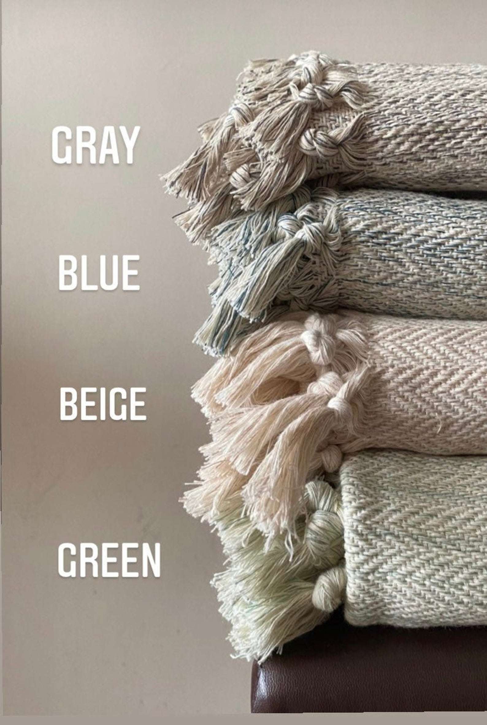 Adana Artisanal Cotton Blanket handwoven