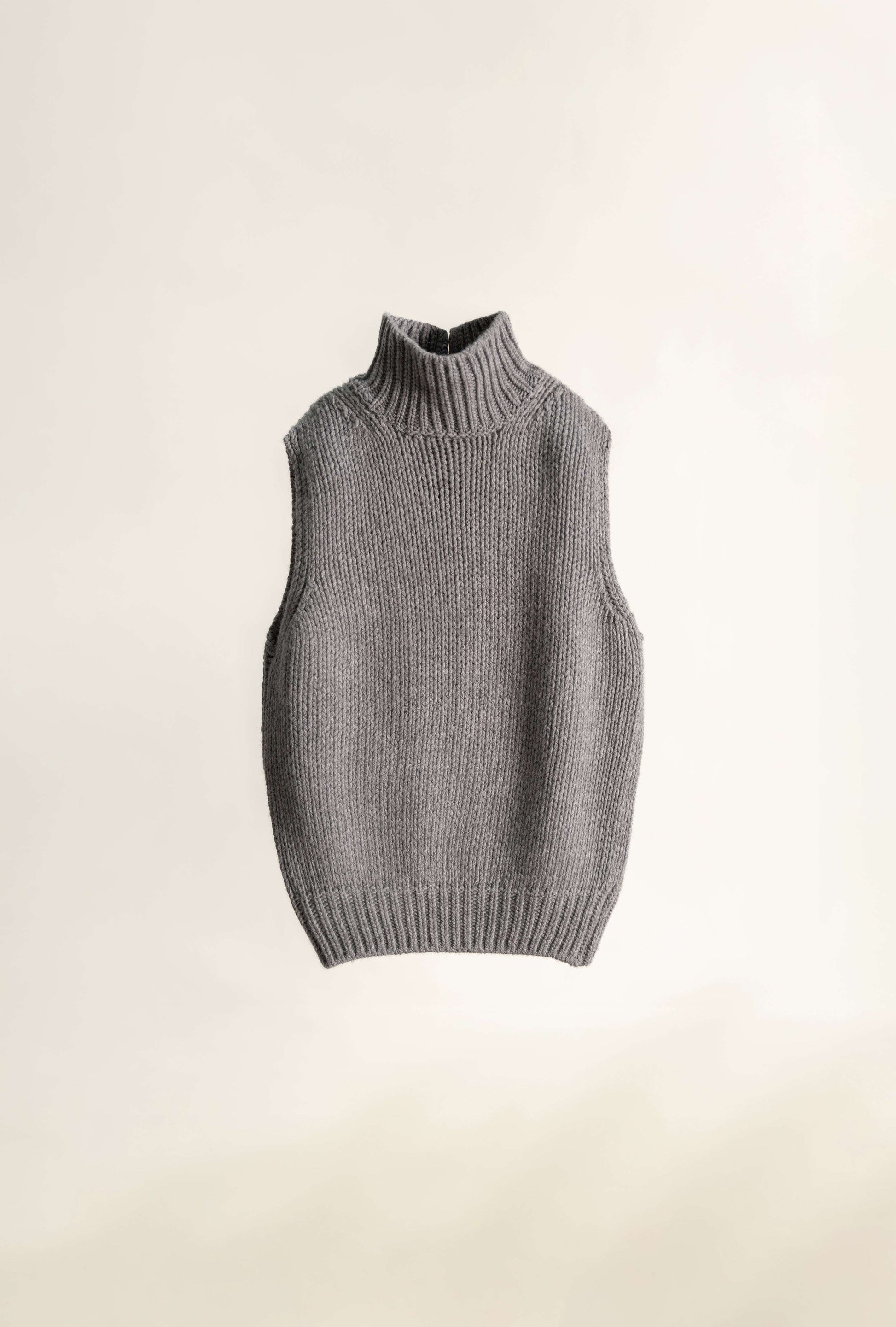 Cashmere Mix Sleeveless Top