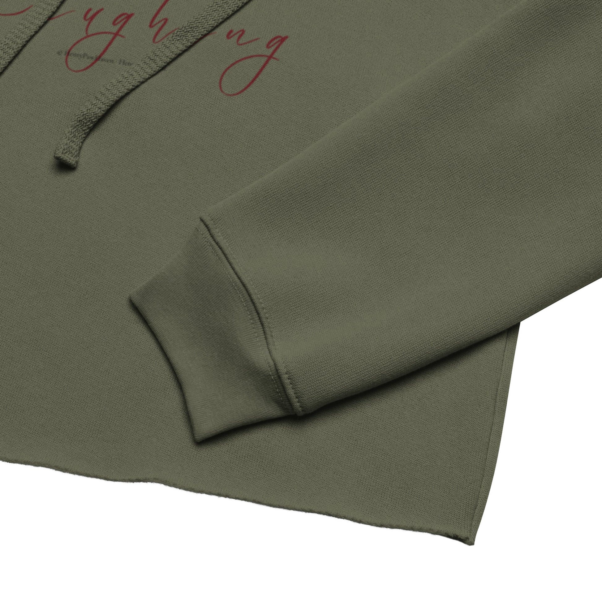 Love Laughing – Women's Cropped Hoodie | Organic Valentine's Design - HenryPawHaven