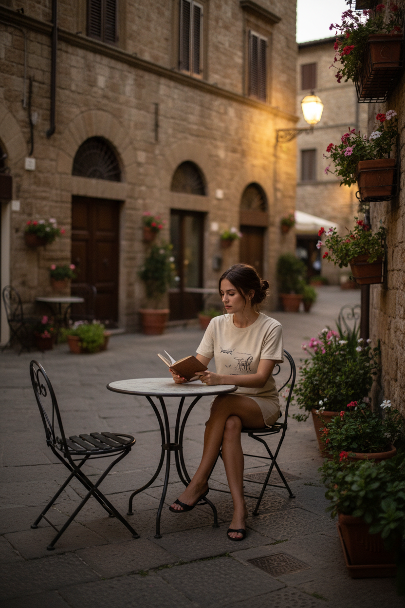 Silenzio - Female Lifestyle Mockup