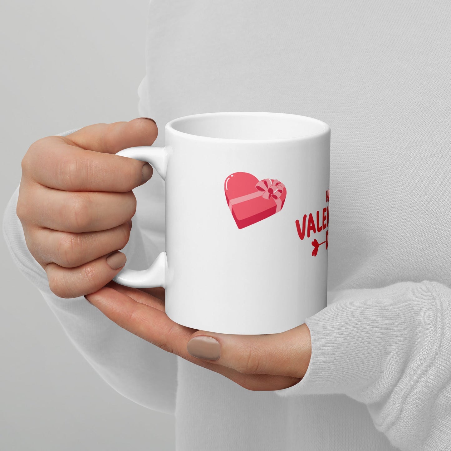 Valentine Mug – Little Bird, Hearts & Gift Boxes - HenryPawHaven