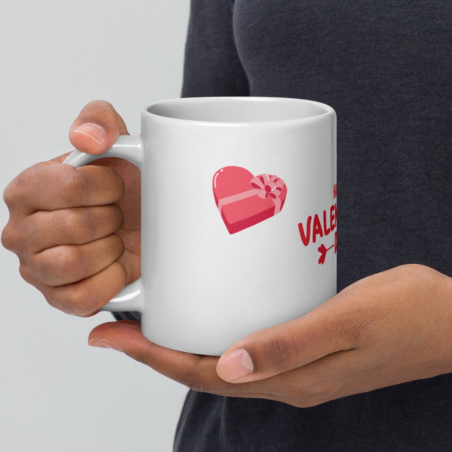 Valentine Mug – Little Bird, Hearts & Gift Boxes - HenryPawHaven