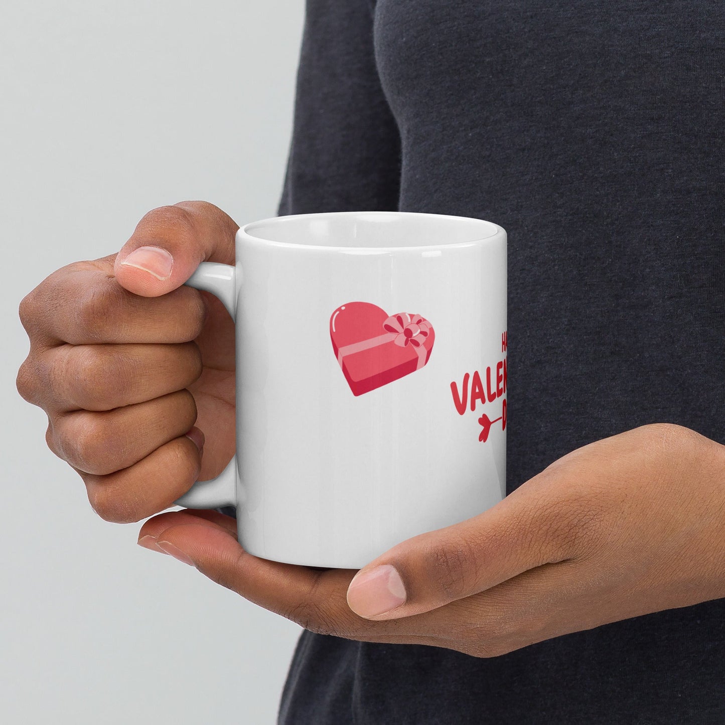 Valentine Mug – Little Bird, Hearts & Gift Boxes - HenryPawHaven